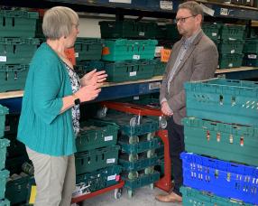 Richard Thomson Meets with North Aberdeenshire Foodbank